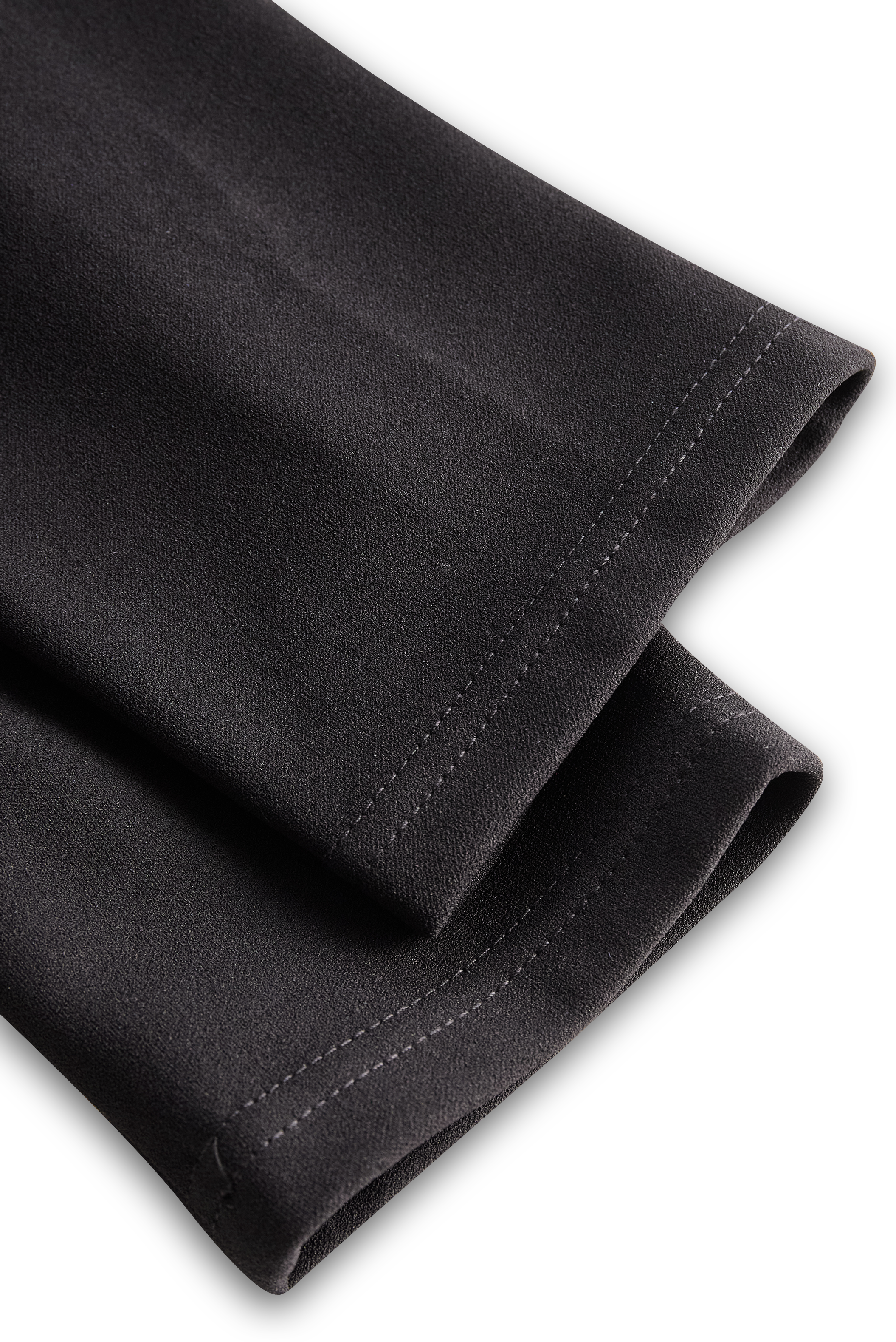 Alena | Sofistikované černé šaty s páskem a límcem