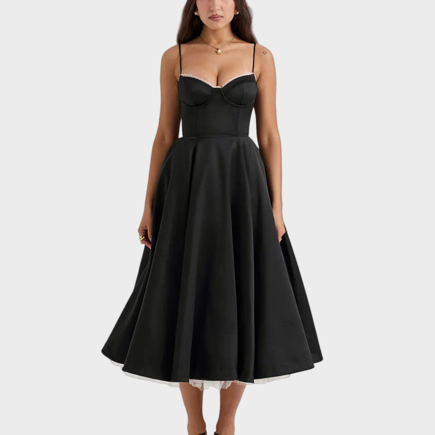 Mélie – Lehká letní šaty s detailem korzetu