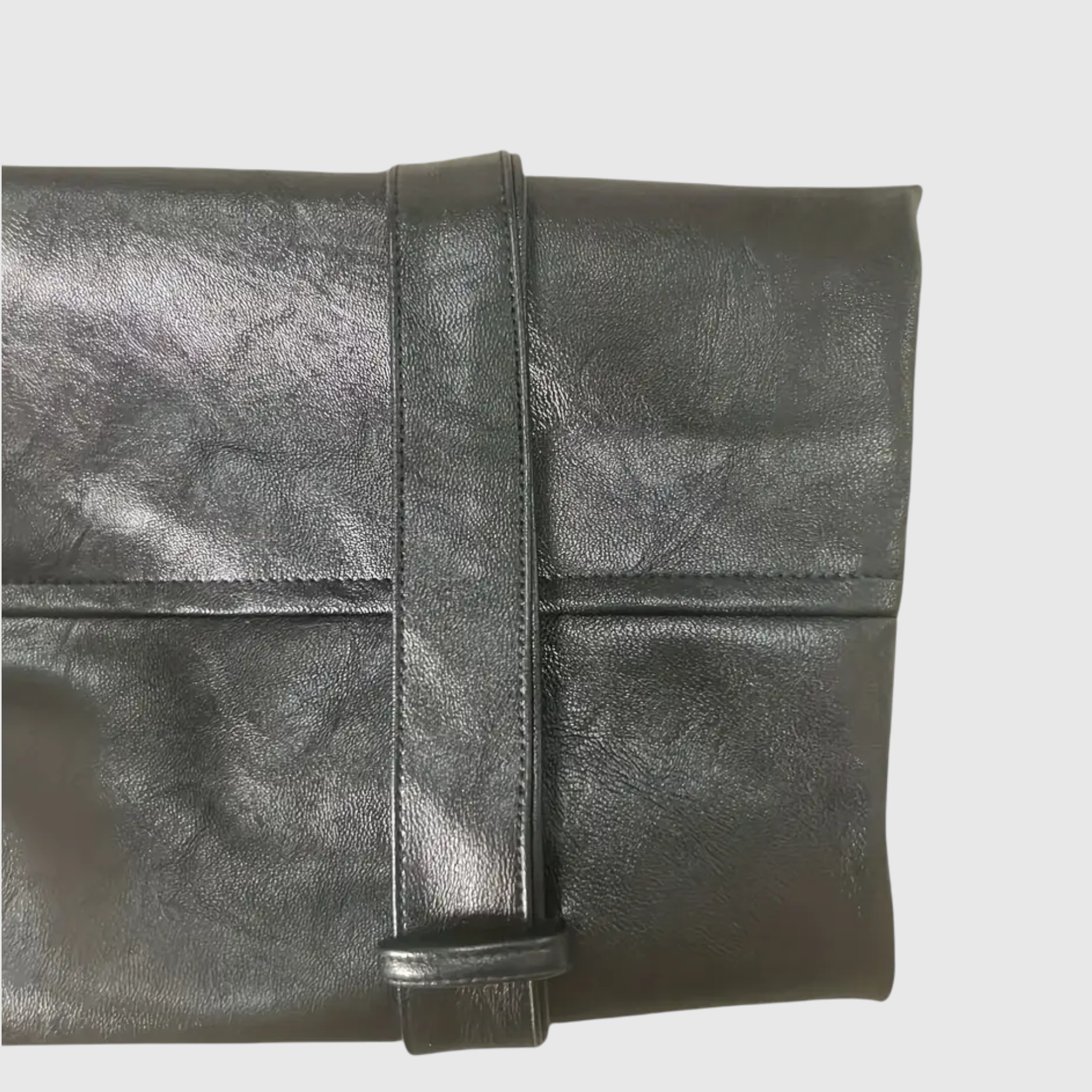 Adelina - Kožený kabát z italské kůže s knoflíky