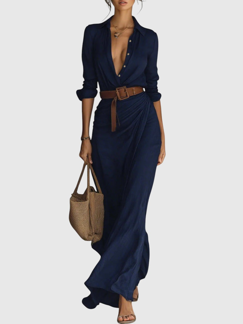 Klara – Šaty s elegantním výstřihem