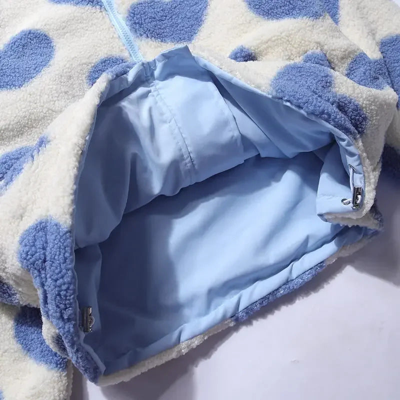 Katharina | Oboustranná bunda se srdíčky