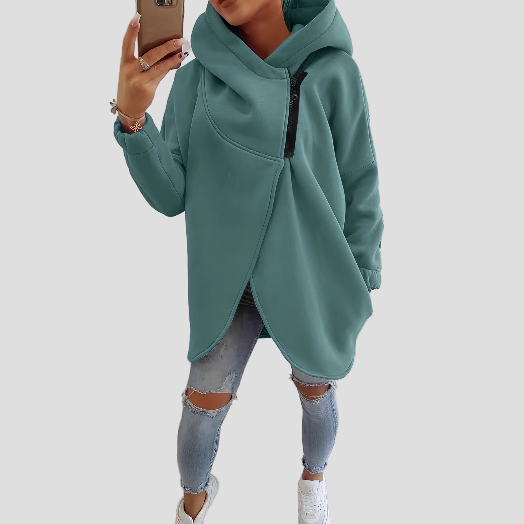 Mikina Aurora Zip – lehká, měkká a ideální na každodenní nošení