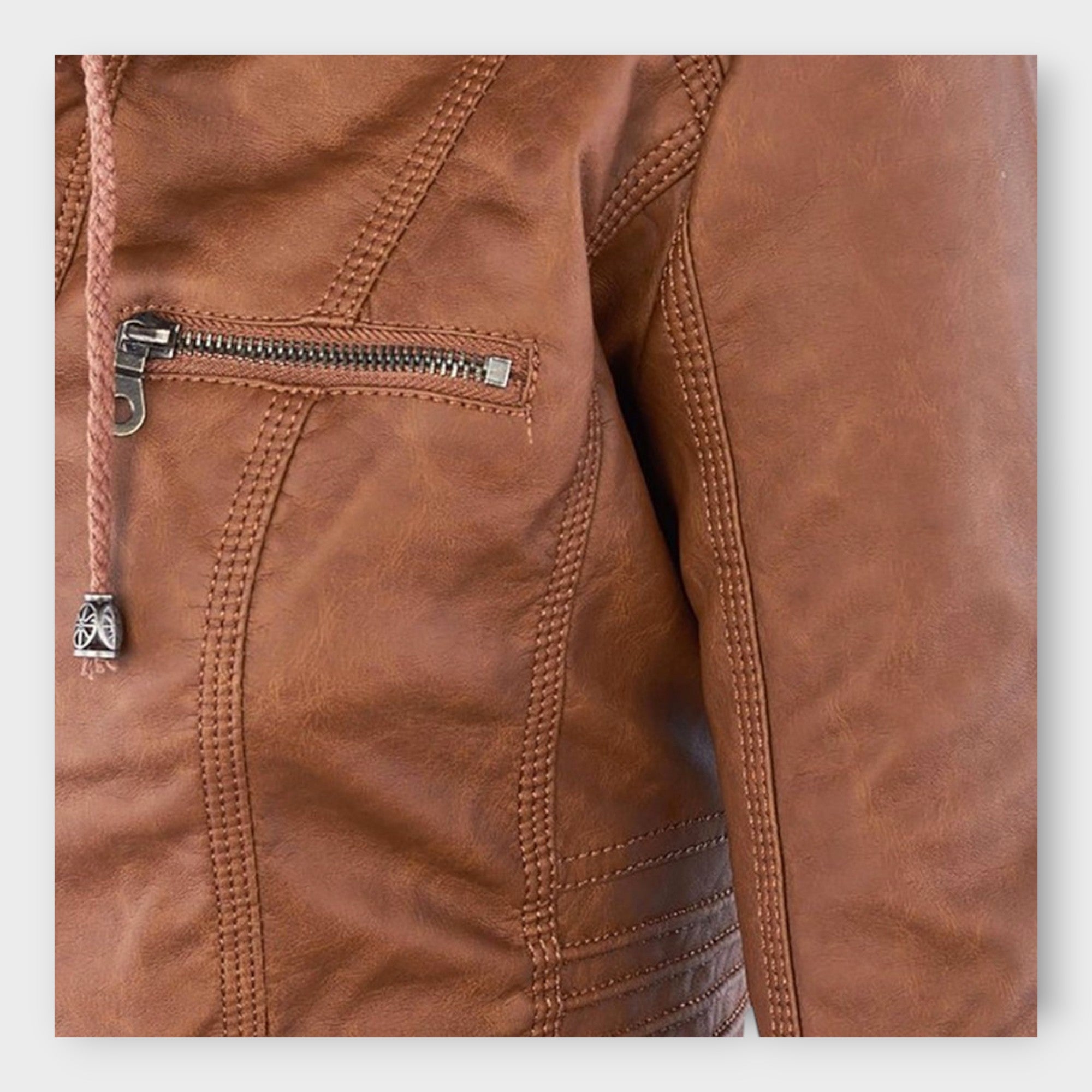 Fiammenta - Moderní kožená bunda